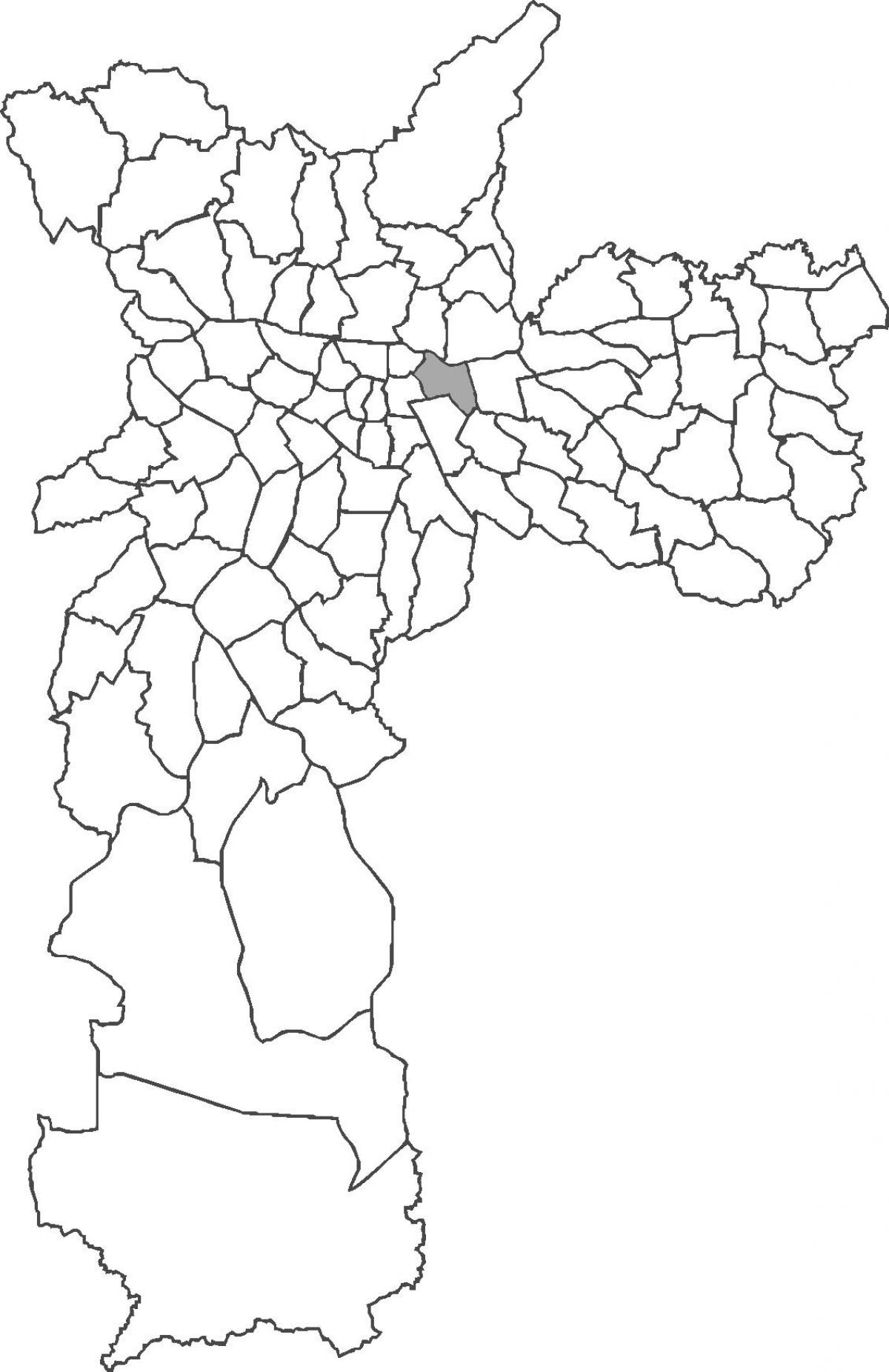 नक्शे के Belém जिला
