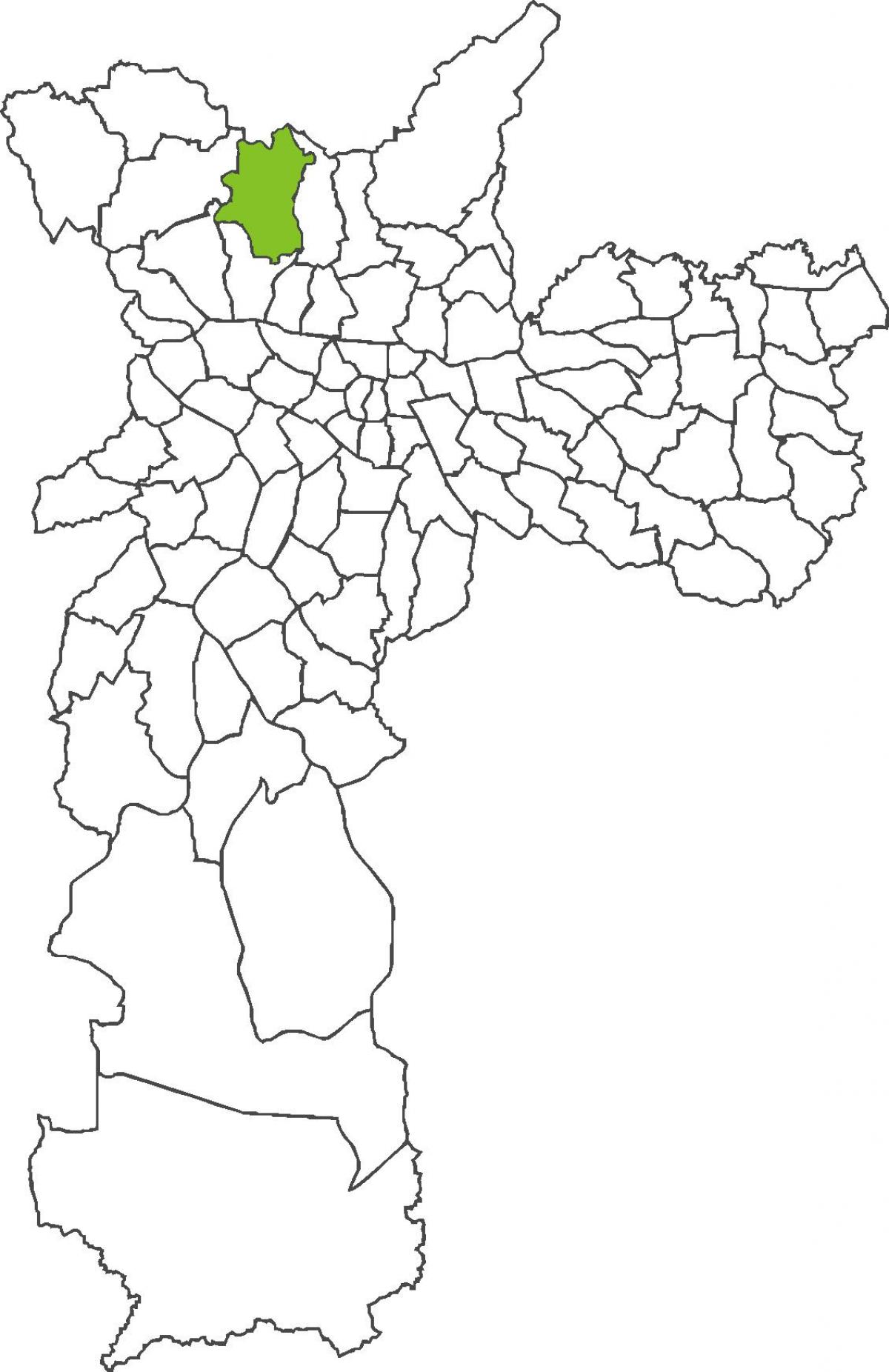 नक्शे के Brasilândia जिला