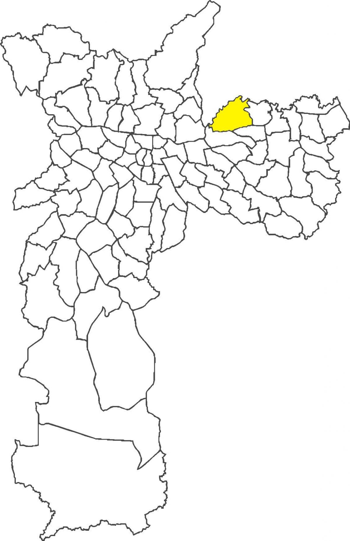 नक्शे के Cangaíba जिला
