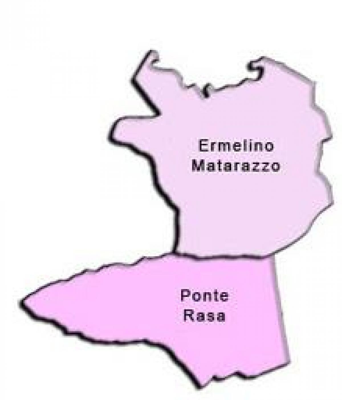नक्शे की Ermelino Matarazzo उप-प्रान्त