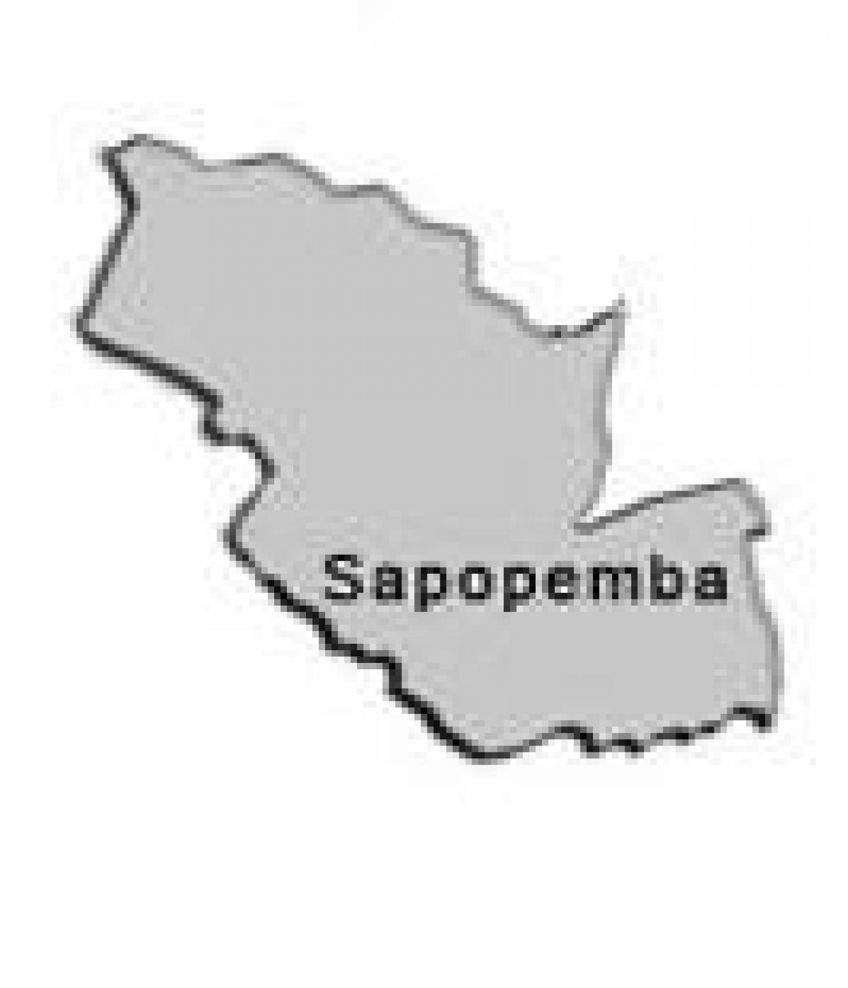 नक्शे के Sapopembra उप-प्रान्त