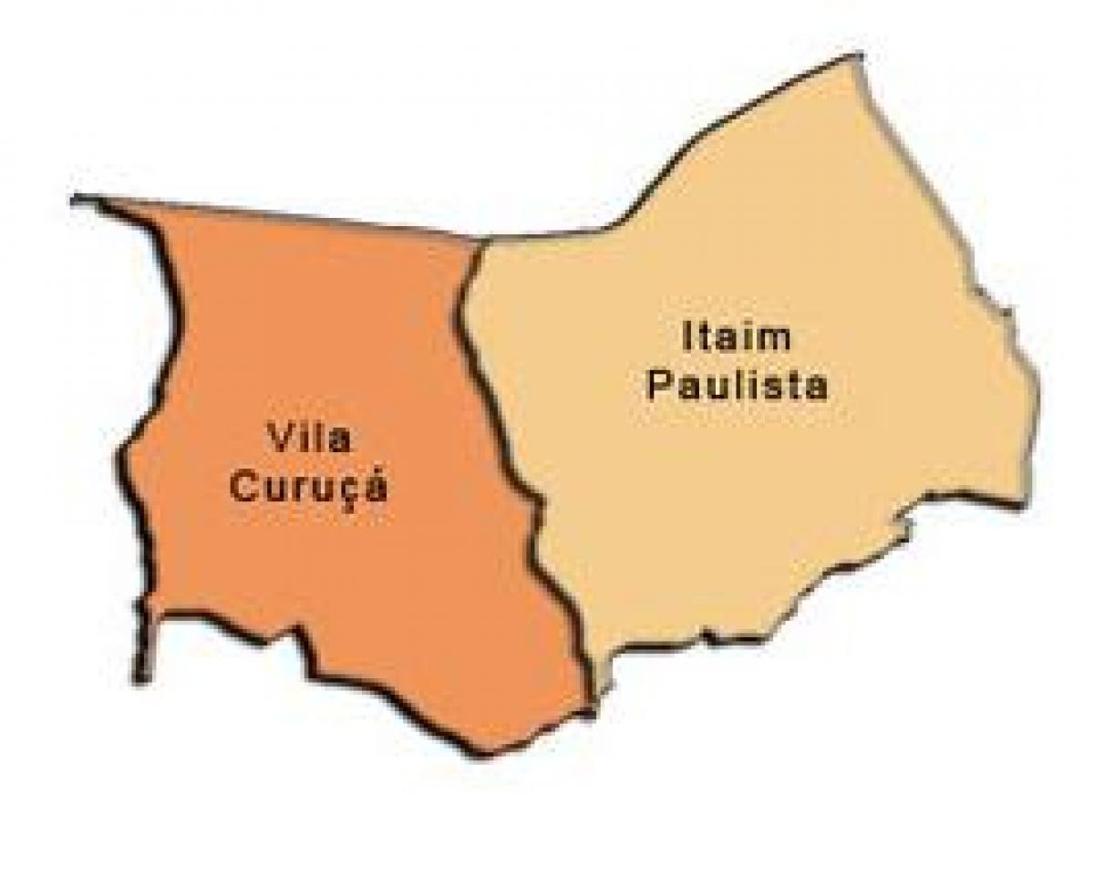 नक्शे के इटैइम पौलिस्ता - Vila Curuçá उप-प्रान्त