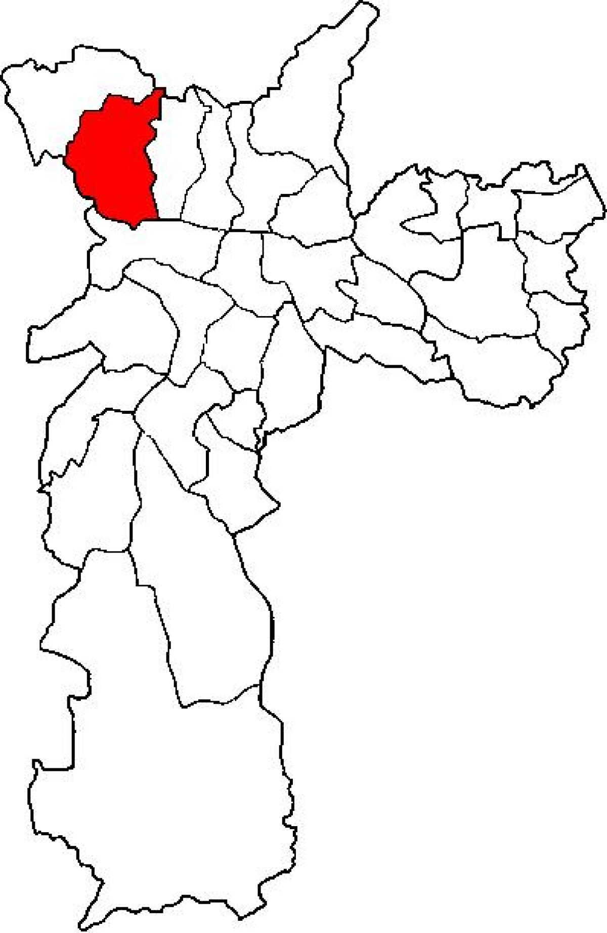 नक्शे के पिरिटुबा-जरगुआ में उप-प्रान्त साओ पाउलो