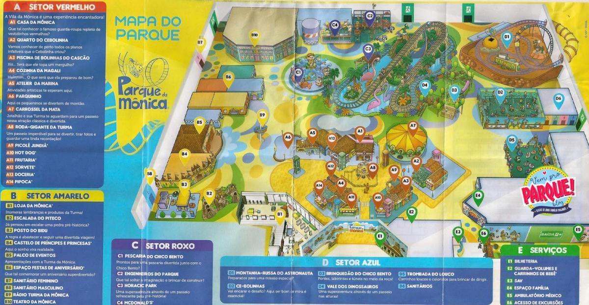 के नक्शे मोनिका पार्क
