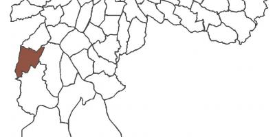 नक्शे के Capão Redondo जिला