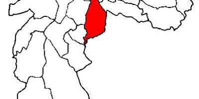 नक्शे के Ipiranga उप-प्रान्त साओ पाउलो