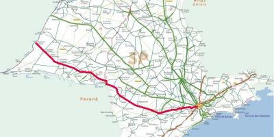 नक्शे के Raposo टेवारेस राजमार्ग - सपा-270