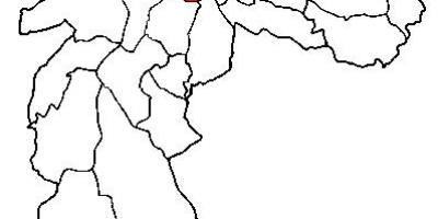 के नक्शे से उप-प्रान्त साओ पाउलो