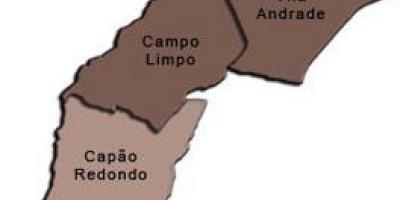 नक्शे के कॅंपो लिम्पो उप-प्रान्त