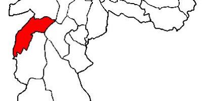 नक्शे के कॅंपो लिम्पो उप-प्रान्त साओ पाउलो