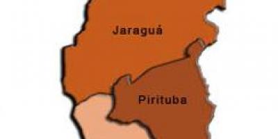 नक्शे के पिरिटुबा-जरगुआ में उप-प्रान्त