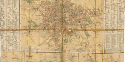 मानचित्र के पूर्व साओ पाउलो - 1913