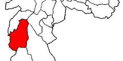 नक्शे के म्बोइ मीरीं उप-प्रान्त साओ पाउलो
