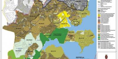 नक्शे के म्बोइ मीरीं साओ पाउलो - व्यवसाय की मिट्टी