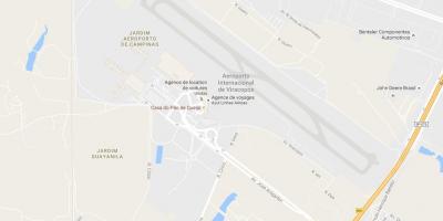 नक्शे के वीसीपी - कैम्पिनास हवाई अड्डे