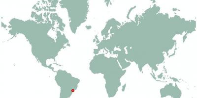 नक्शे के साओ पाउलो में विश्व