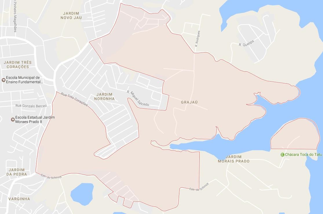 नक्शे के ग्रजौ साओ पाउलो