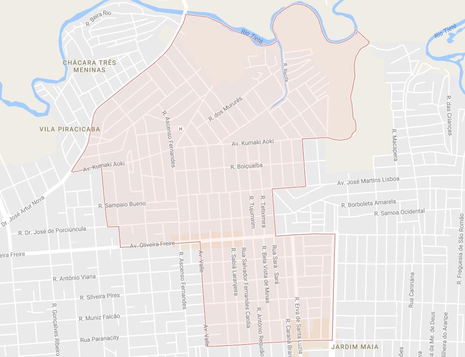 नक्शे के जरदीं हेलेना साओ पाउलो