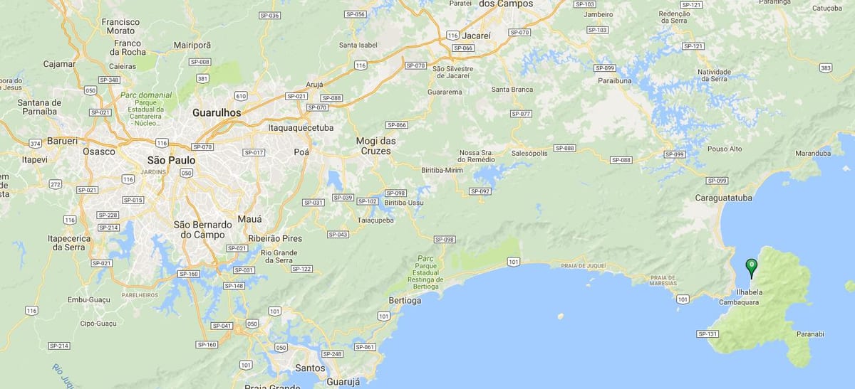मानचित्र समुद्र तट के Pequeá