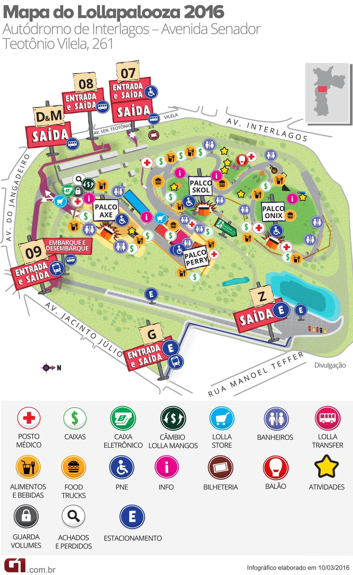 नक्शे के सर्किट के Interlagos