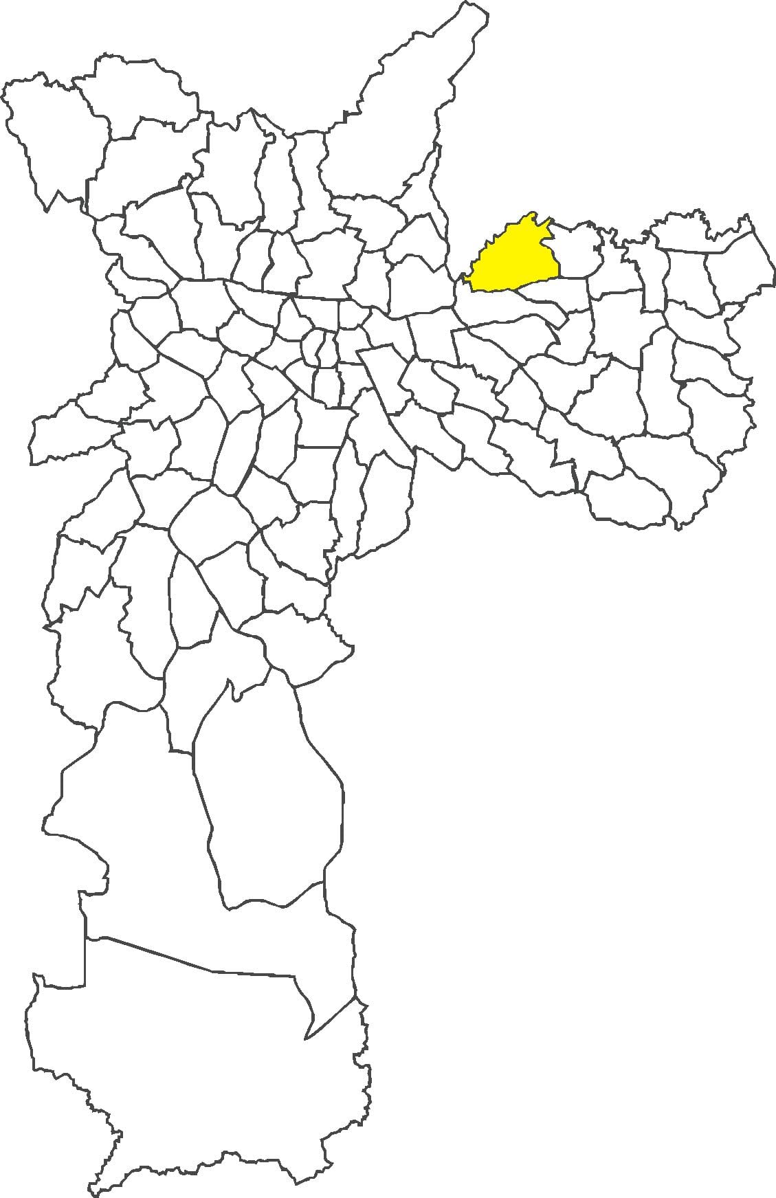 नक्शे के Cangaíba जिला