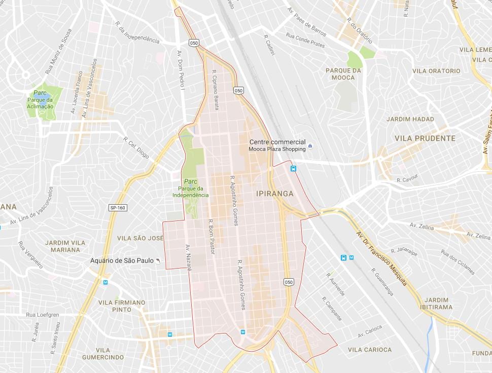 नक्शे के Ipiranga साओ पाउलो