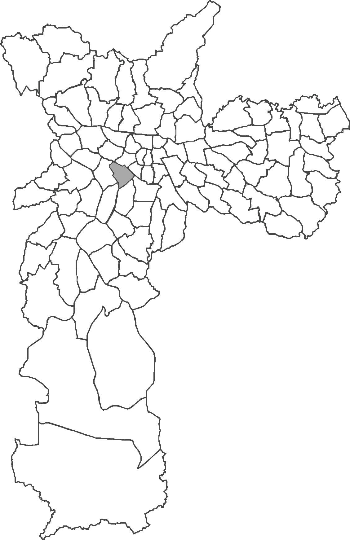नक्शे के Jardim Paulista जिला