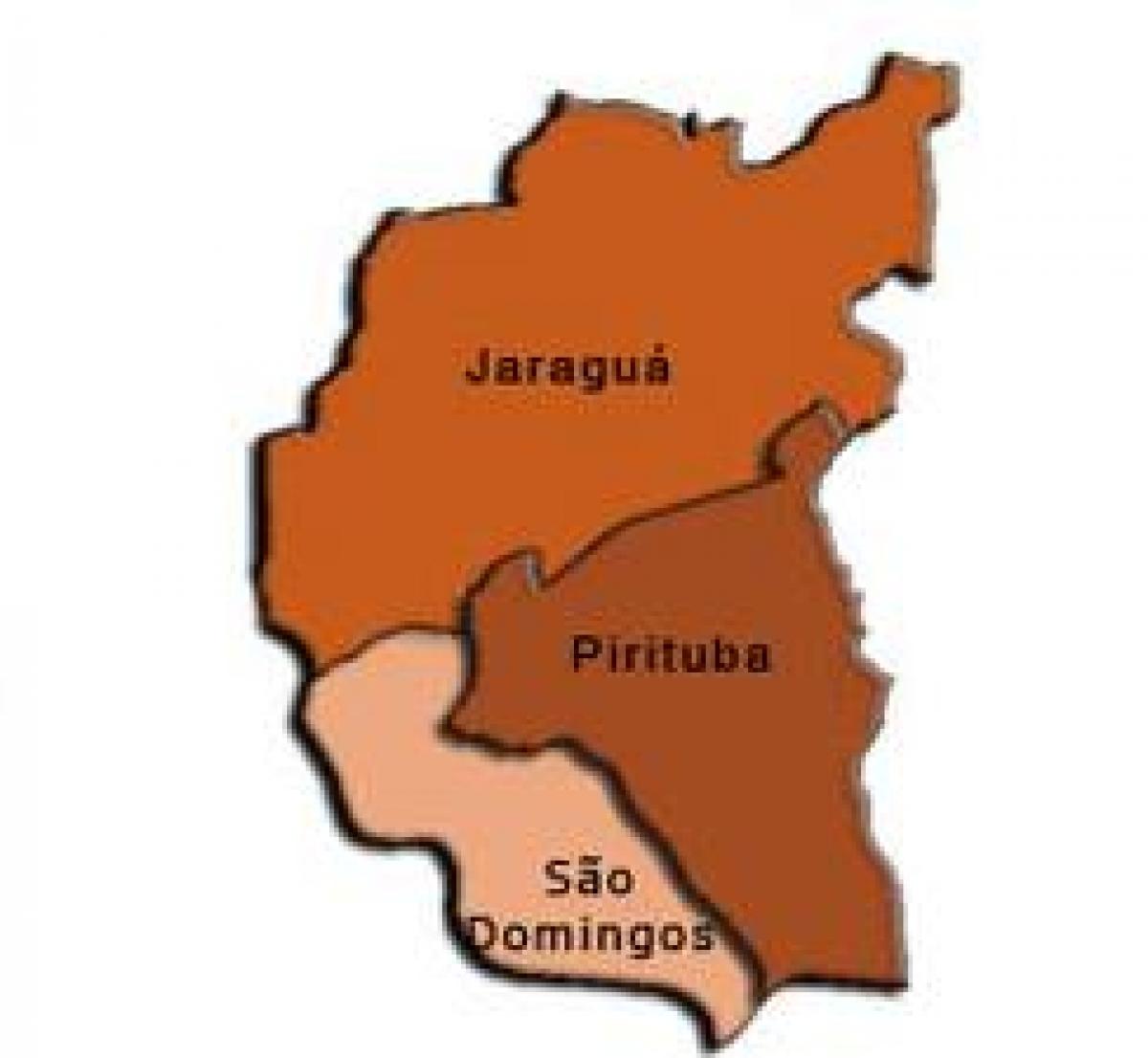 नक्शे के पिरिटुबा-जरगुआ में उप-प्रान्त