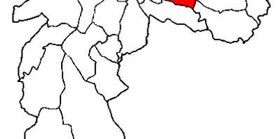 नक्शे के अरिकाण्डुवा-Vila Formosa उप-प्रान्त साओ पाउलो