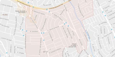 नक्शे के इटैइम पौलिस्ता में साओ पाउलो