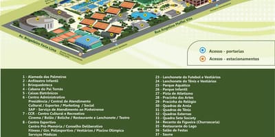 नक्शे के एस्पोर्टे क्लब Pinheiros