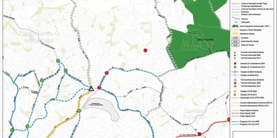 नक्शे के कासा वर्डी साओ पाउलो - सार्वजनिक transports