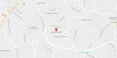 नक्शे के कॅंपो लिम्पो साओ पाउलो