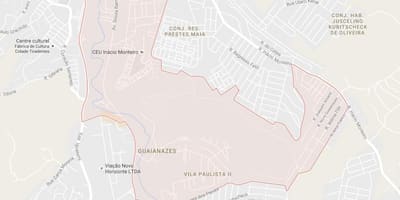 नक्शे के गुअयनसेस साओ पाउलो