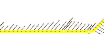 नक्शा टर्मिनल के Sacomã Expresso Tiradentes