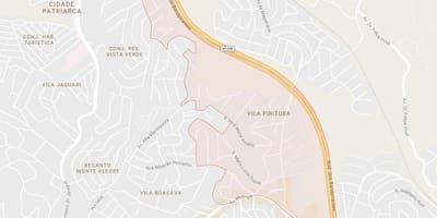 नक्शे के पिरिटुबा साओ पाउलो