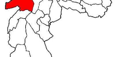 नक्शे के बुटंता उप-प्रान्त साओ पाउलो