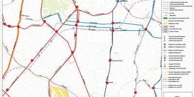 नक्शे के विला मेरिना साओ पाउलो - सार्वजनिक transports
