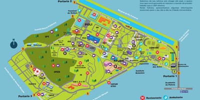 विश्वविद्यालय का नक्शा अरमांडो दे सेलेस ओलिविएरा - CUASO