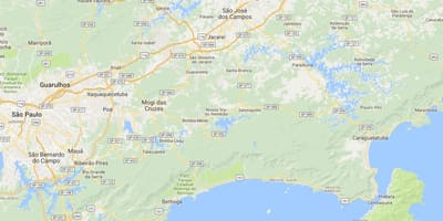 मानचित्र समुद्र तट के क्रुज़ेरो