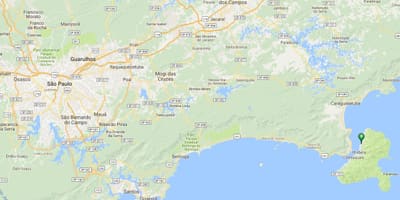 नक्शे के समुद्र तट विला