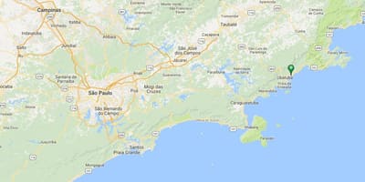 मानचित्र समुद्र तट के वेरमेलहा do Norte