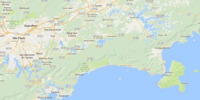 मानचित्र समुद्र तट के ग्रांदे में