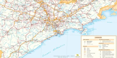 नक्शे के साओ पाउलो शहर
