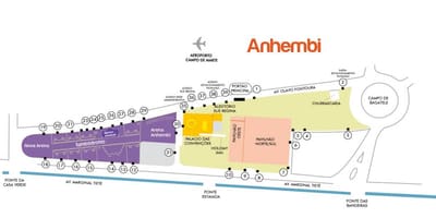 नक्शा साओ पाओलो के Anhembi