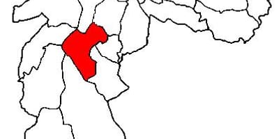 नक्शे के सॅंटो अमरो में उप-प्रान्त साओ पाउलो