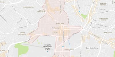 नक्शे के सैन्टाना, साओ पाउलो