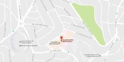नक्शे के Israelita अल्बर्ट आइंस्टीन अस्पताल