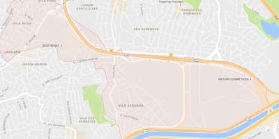 नक्शे के Jaguara साओ पाउलो