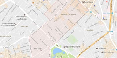 नक्शे के Jardim Paulista साओ पाओलो